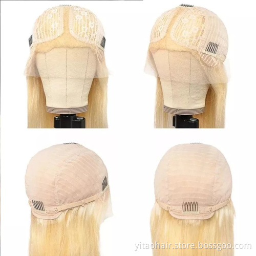 Wholesale price synthetic blonde 613 color  long wave hair wig deputy synthes tfnadvanced Lace front  wigs vendor